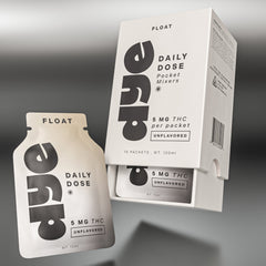 FLOAT 10-pack box and unflavored 5mg THC packet